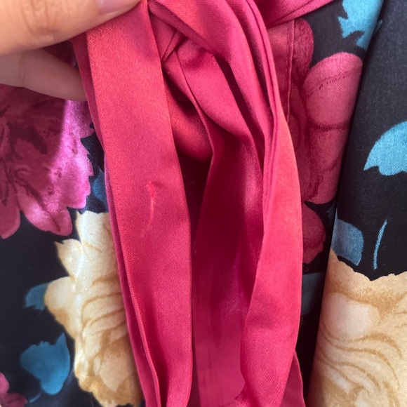 Vintage Night Passion Lingerie Satin Robe - Picture 5 of 9